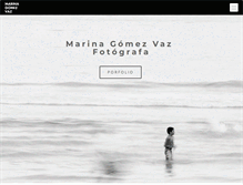 Tablet Screenshot of marinagomezvaz.com